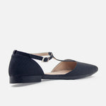 Baleta destalonada mia de sintético para mujer - Negro