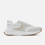 Tenis con plataforma claridad de sintético para mujer - Gris