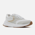 Tenis con plataforma claridad de sintético para mujer - Gris