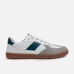 Tenis elisabett de cuero para mujer - Verde