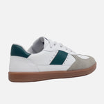 Tenis elisabett de cuero para mujer - Verde