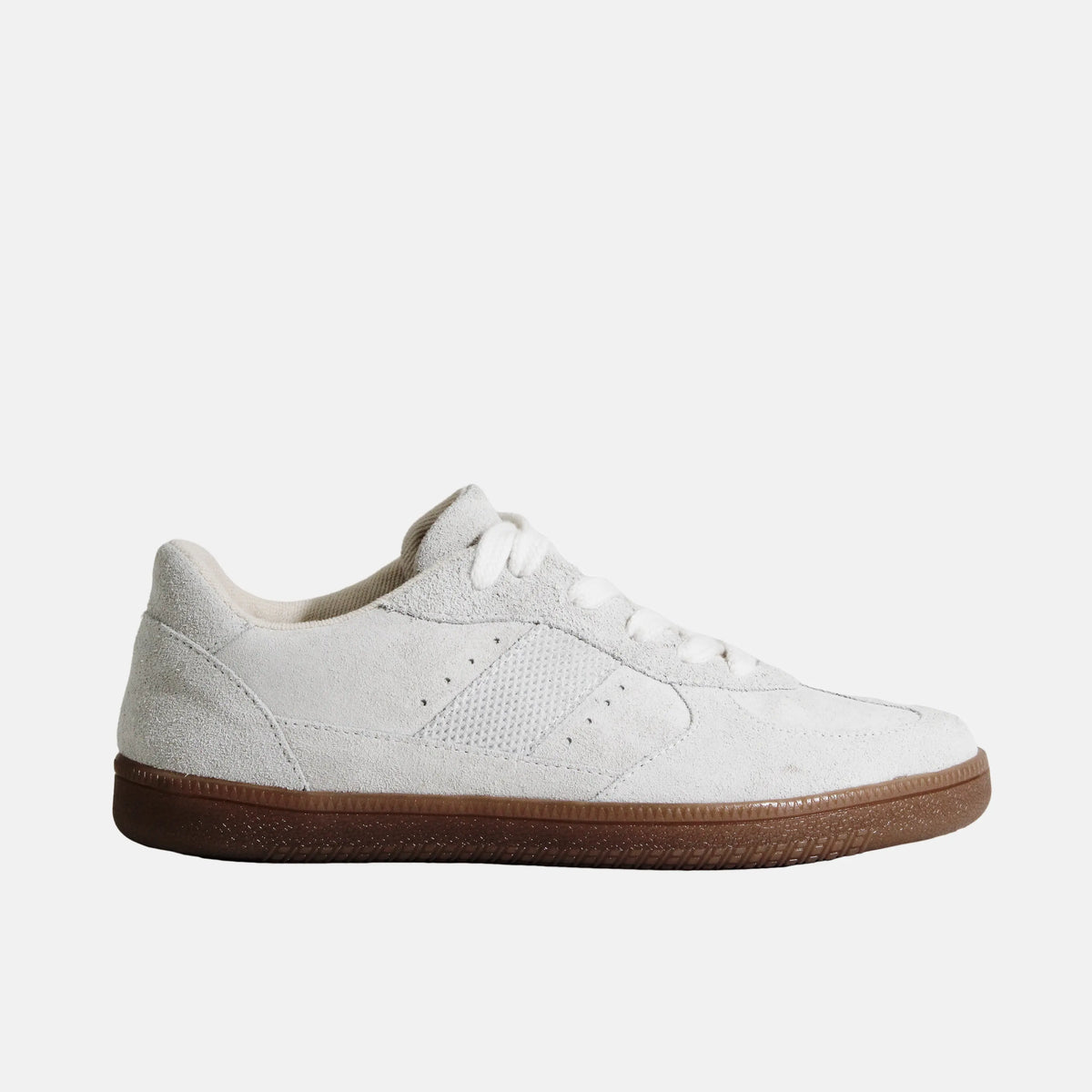 Tenis elisabett de cuero para mujer - Hueso