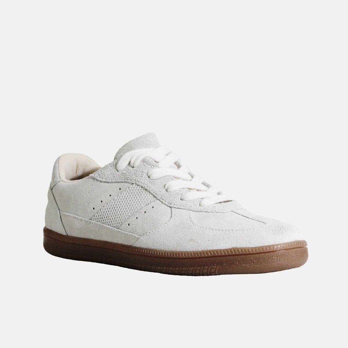 Tenis elisabett de cuero para mujer - Hueso