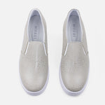 Tenis nova de cuero para mujer - Gris