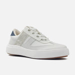 Tenis Darly de cuero para mujer - Gris