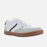 Tenis kara de cuero para mujer - Blanco