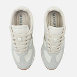 Tenis bahia de cuero para mujer - Hueso