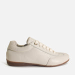 Tenis bel de cuero para mujer - Beige