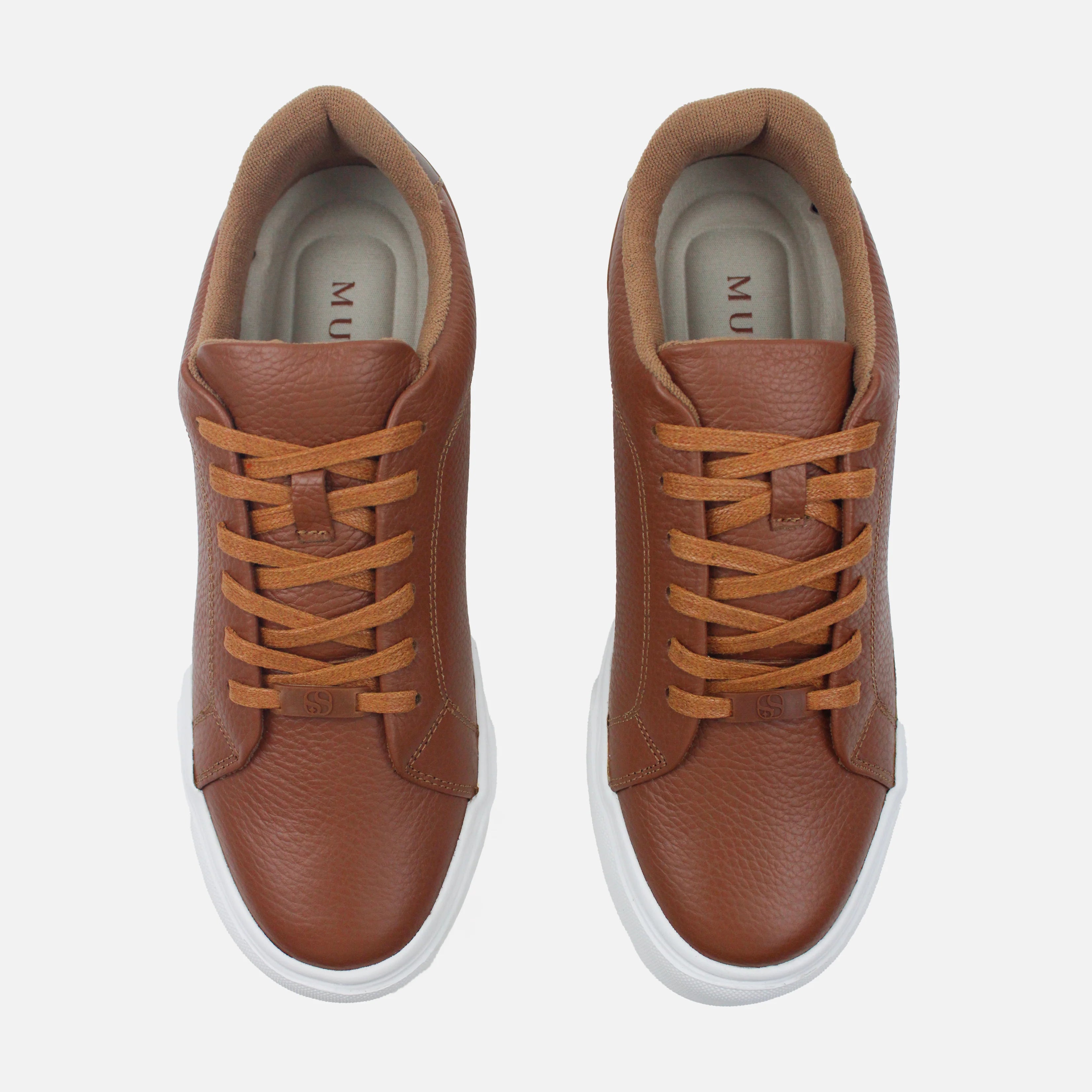 Tenis arlet de cuero para hombre Miel