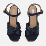 Sandalia plataforma elva de sintético para mujer - Negro