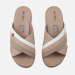 Sandalia flatform luzara de sintético para mujer - Beige