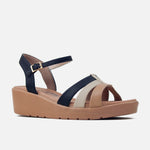 Sandalia plataforma tilia de sintético para mujer - Negro