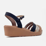 Sandalia plataforma tilia de sintético para mujer - Negro