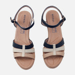 Sandalia plataforma tilia de sintético para mujer - Negro