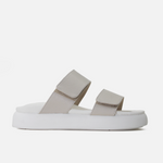 Sandalia flatform fianna de cuero para mujer - Hueso