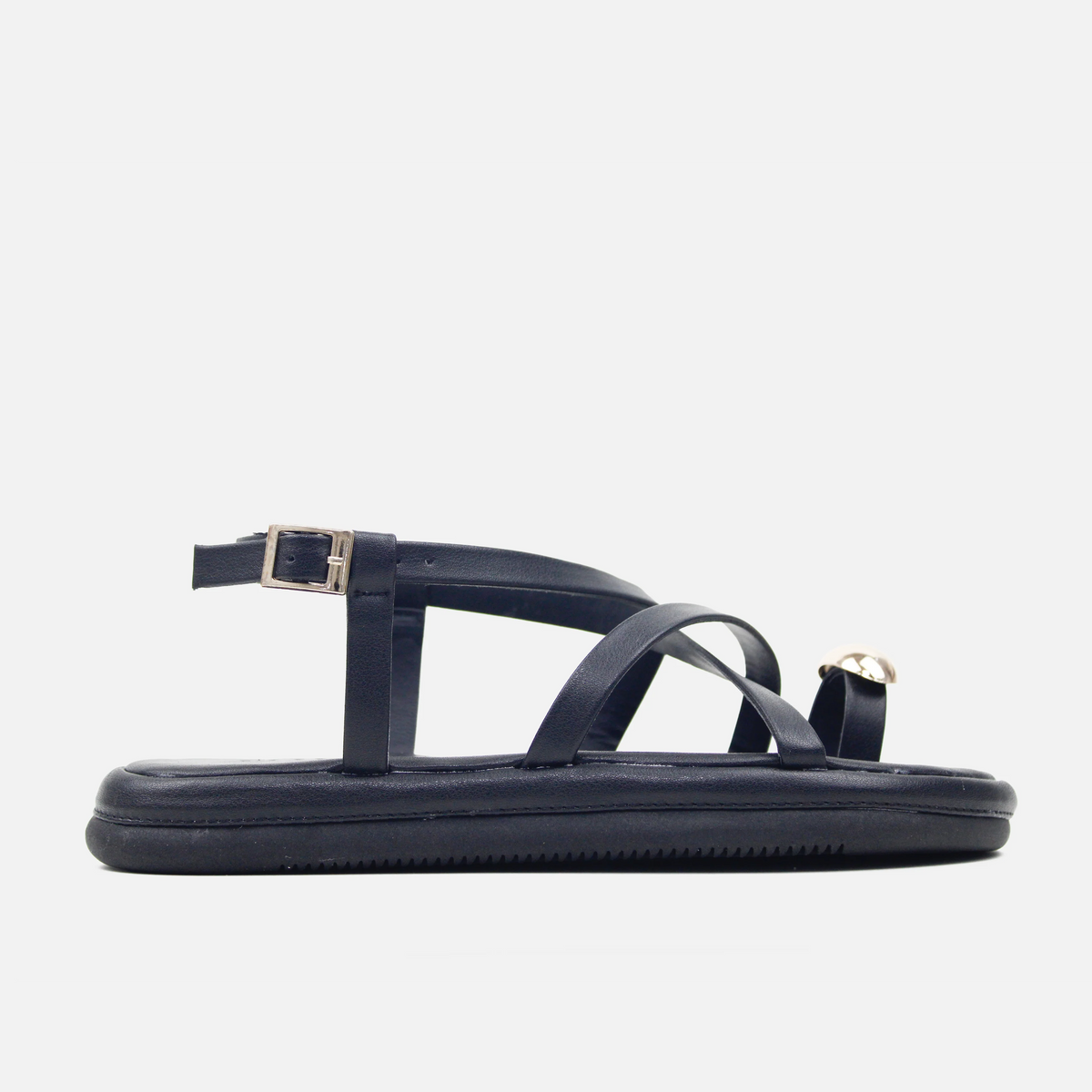 Sandalia flatform fresya de sintético para mujer - Negro