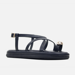 Sandalia flatform fresya de sintético para mujer - Negro