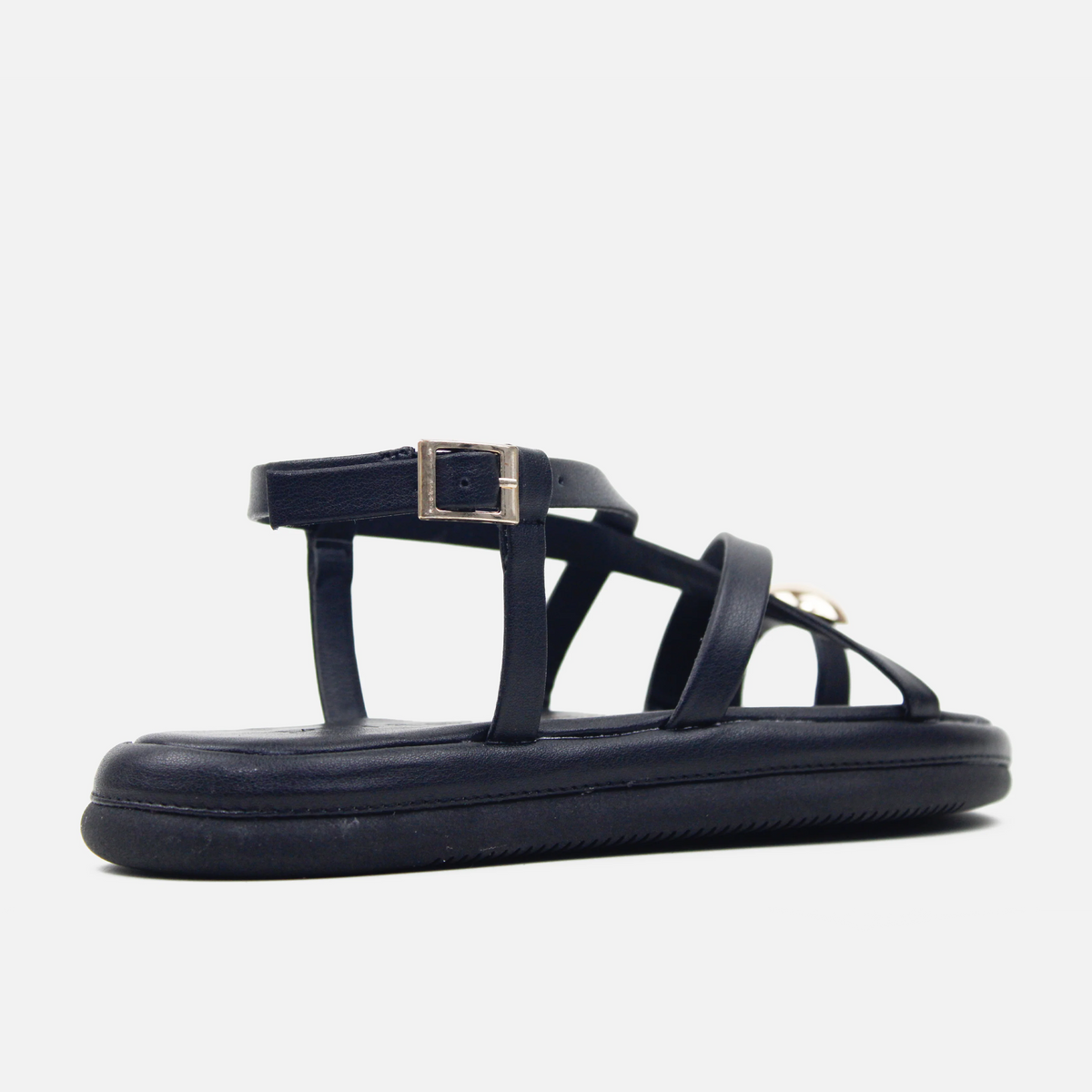 Sandalia flatform fresya de sintético para mujer - Negro