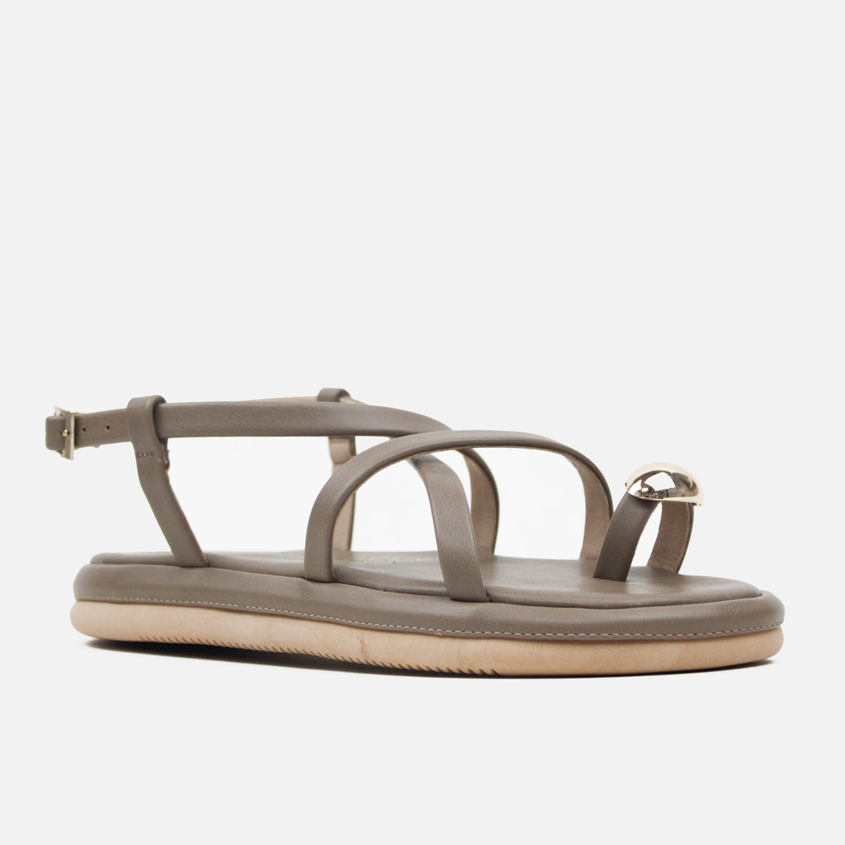 Sandalia flatform fresya de sintético para mujer - Taupe