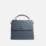 Bolso manos libres nadesha de cuero para mujer - Gris