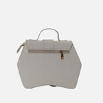 Bolso manos libres fina de cuero para mujer - Hueso