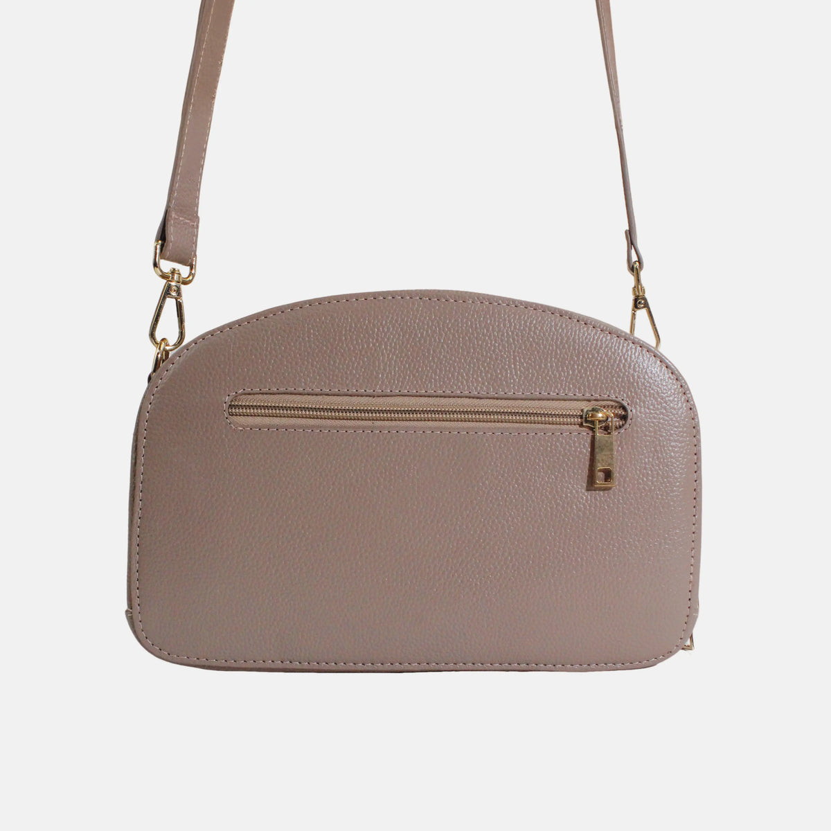 Bolso manos libres terra de cuero para mujer - Taupe