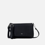 Bolso manos libres kay de cuero para mujer - Negro