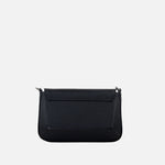 Bolso manos libres kay de cuero para mujer - Negro