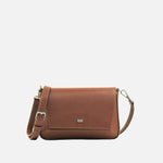 Bolso manos libres kay de cuero para mujer - Miel