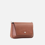 Bolso manos libres kay de cuero para mujer - Miel