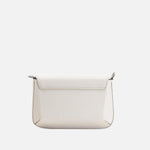 Bolso manos libres kay de cuero para mujer - Hueso