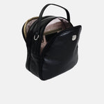 Bolso manos libres teodora de cuero para mujer - Negro