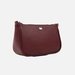 Bolso de mano sabrina de cuero para mujer - Vino