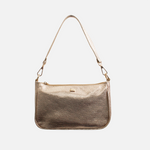 Bolso de mano sabrina de cuero para mujer - Oro