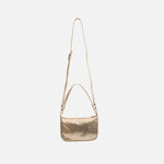 Bolso de mano sabrina de cuero para mujer - Oro