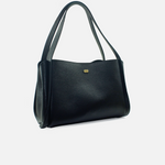 Cartera calia de cuero para mujer - Negro