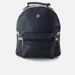 Morral virginia de cuero para mujer - Negro