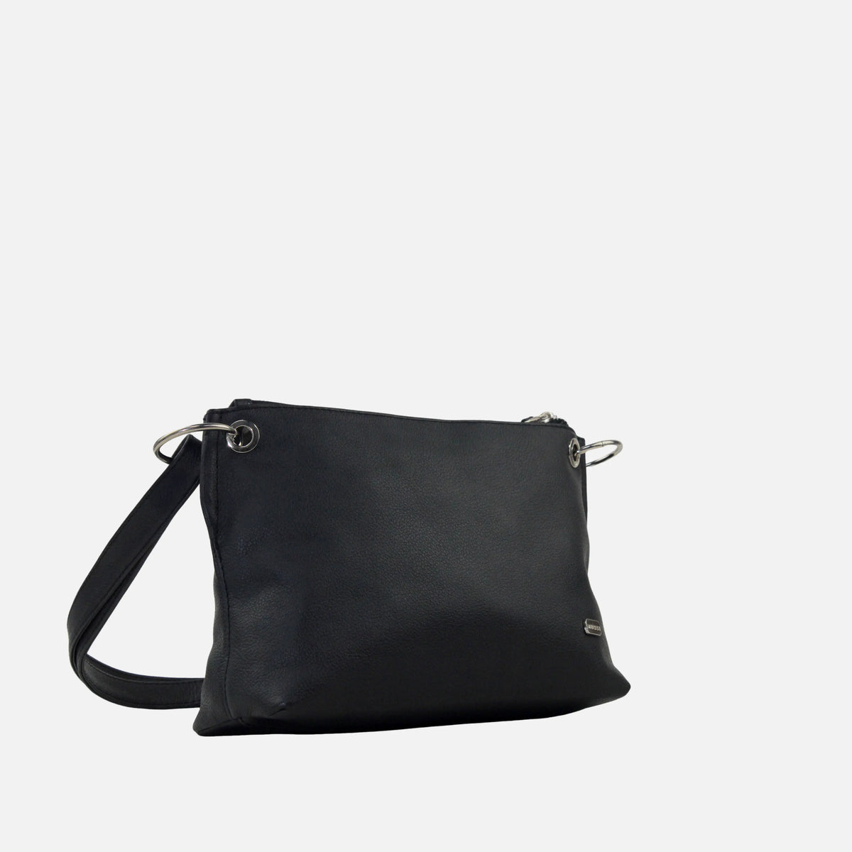 Bolso manos libres pierina de sintético para mujer - Negro