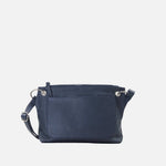 Bolso manos libres pierina de Cuero para mujer - Azul