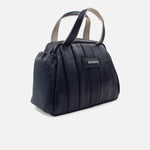 Cartera rosana de cuero para mujer - Negro