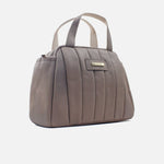 Cartera rosana de cuero para mujer - Taupe