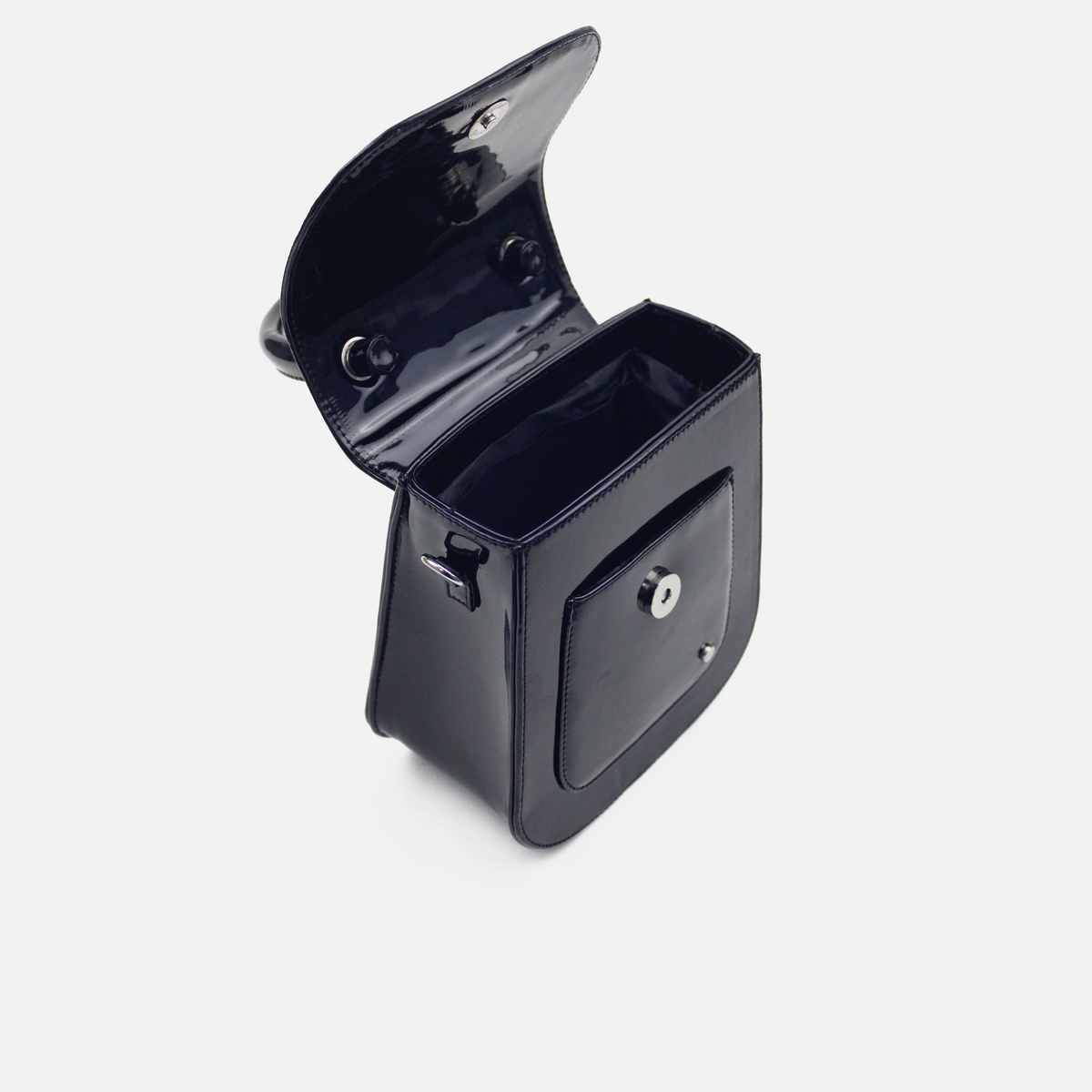 Bolso de mano lira de sintético para mujer - Negro