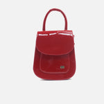 Bolso de mano lira de sintético para mujer - Rojo