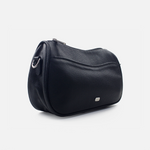 Bolso manos libres lunel de cuero para mujer - Negro