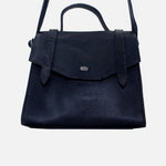 Bolso de mano roshua de cuero para mujer - Negro