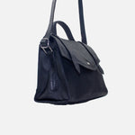 Bolso de mano roshua de cuero para mujer - Negro