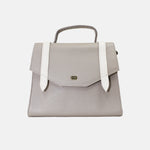 Bolso de mano roshua de cuero para mujer - Taupe