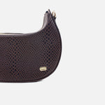 Bolso manos libres reika de cuero para mujer - Café