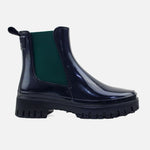 Botin lluvia aline de sintético para mujer - Negro