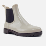 Botin lluvia aria de sintético para mujer - Beige